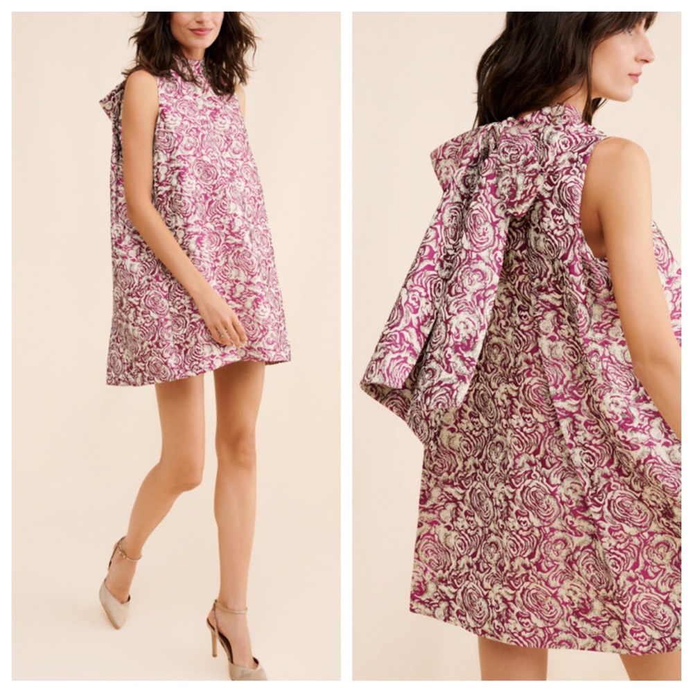 Anthropologie Sunday in Brooklyn Brocade
Mini Shift Dress | LARGE PETITE NWT